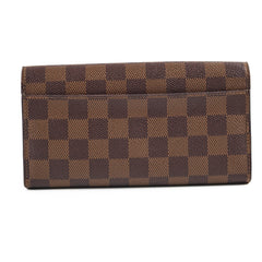 Louis Vuitton Sarah Long Wallet Damier Ebene