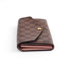 Louis Vuitton Sarah Long Wallet Damier Ebene