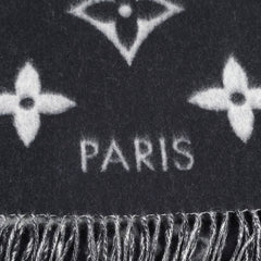 Louis Vuitton Giant Monogram Reykjavik Scarf Black