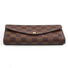 Louis Vuitton Sarah Long Wallet Damier Ebene