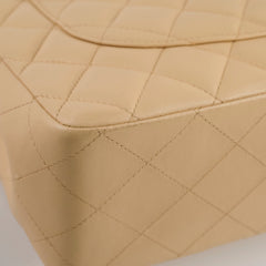 Chanel Jumbo Single Flap Beige Lambskim SHW 12 Series