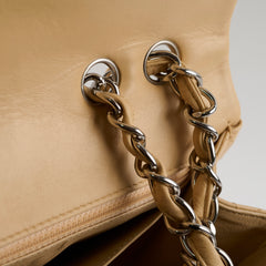 Chanel Jumbo Single Flap Beige Lambskim SHW 12 Series