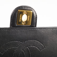 Chanel Quilted chain Flap Black