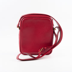 Gucci Logo Messenger Crossbody Red