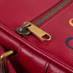 Gucci Logo Messenger Crossbody Red