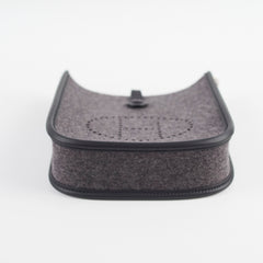 Hermes Mini Evelyn TPM Wool Graphite U Stamp
