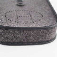 Hermes Mini Evelyn TPM Wool Graphite U Stamp