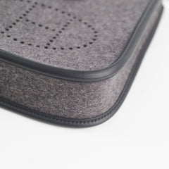 Hermes Mini Evelyn TPM Wool Graphite U Stamp