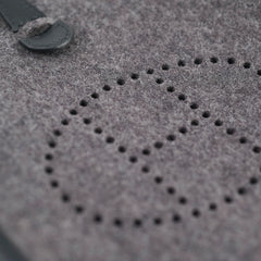 Hermes Mini Evelyn TPM Wool Graphite U Stamp