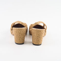 Chanel Pumps Slingbacks Gold Size 39