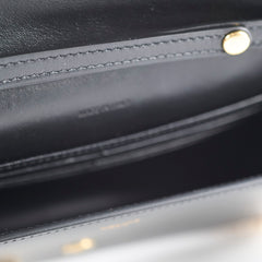 Celine Margo Triomphe Wallet on Chain WOC Black