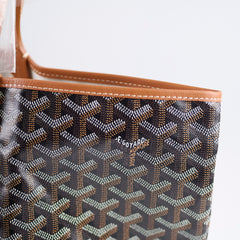 Goyard Saint Louis Tote PM Black/Tan