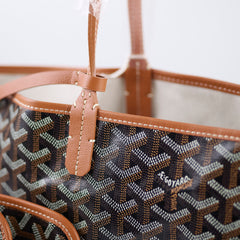 Goyard Saint Louis Tote PM Black/Tan