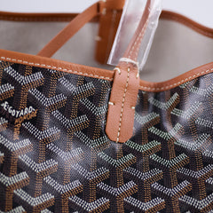 Goyard Saint Louis Tote PM Black/Tan