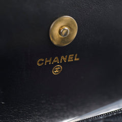 Chanel Seasonal Caviar WOC Wallet on Chain (Microchipped) Charcoal Grey