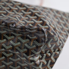 Goyard Saint Louis Tote PM Black/Tan