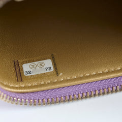 Chanel Mini Pearl Crush Vanity Purple Lambskin