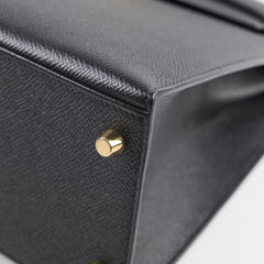 Hermes Kelly 28 Epsom Noir X Stamp 2016