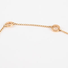 Bulgari Mini B/Zero1 Necklace Pink Gold