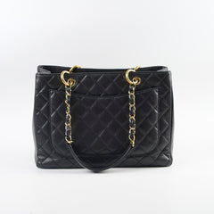 Chanel Caviar Grand Shopping Tote GST Black