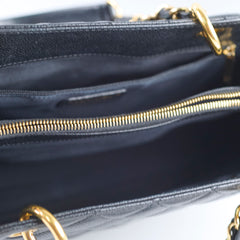 Chanel Caviar Grand Shopping Tote GST Black