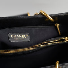 Chanel Caviar Grand Shopping Tote GST Black