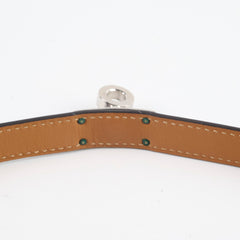 Hermes Kelly Double Tour Bracelet Size S/T2 Blue