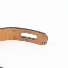 Hermes Kelly Double Tour Bracelet Brown Size S/T2
