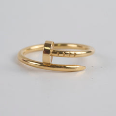 Cartier Small Juste Un Clou JUC Ring Yellow Gold Size 54