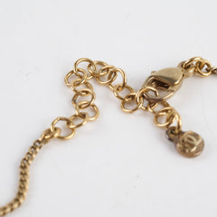 Chanel CC Logo Crystal Necklace