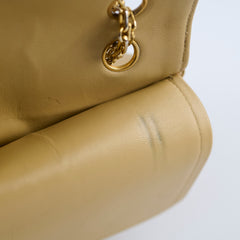 Chanel Vintage 24k M/L Classic Flap Beige