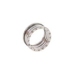 Bulgari B.Zero1 Ring 4 Bands Size 65 White Gold