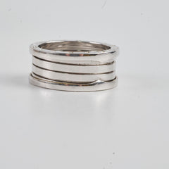 Bulgari B.Zero1 Ring 4 Bands Size 65 White Gold