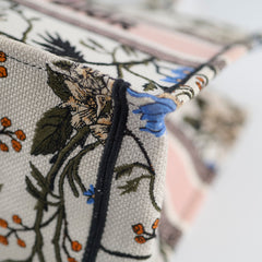 Christian Dior Medium Book Tote Rosa Mutabilis