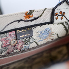 Christian Dior Medium Book Tote Rosa Mutabilis