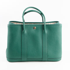 Hermes Garden Party 30 Malachite X Stamp 2016
