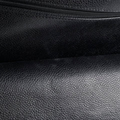 Chanel Double Flap Jumbo Black Caviar GHW 22 series