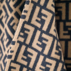 Fendi Wool Poncho Zucca