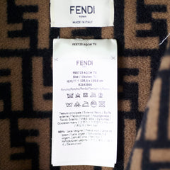 Fendi Wool Poncho Zucca