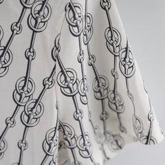 Hermes Micro T-Shirt Size 38 White