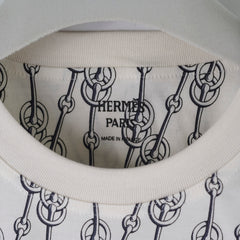 Hermes Micro T-Shirt Size 38 White