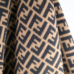 Fendi Wool Poncho Zucca