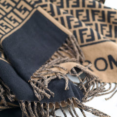 Fendi Wool Poncho Zucca