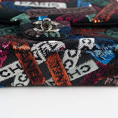 Chanel Mini Rectangular Sequin Cambon COCO Microchipped