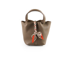 Hermes Picotin 22 Clemence Etoupe Stamp Z