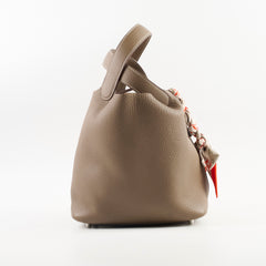 Hermes Picotin 22 Clemence Etoupe Stamp Z