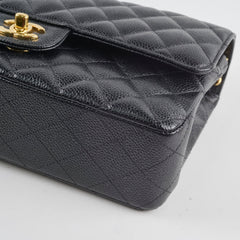 Chanel Classic Caviar Medium M/L Flap Black 24 Series
