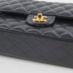 Chanel Classic Caviar Medium M/L Flap Black 24 Series