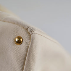 Prada Canapa Canvas Tote Bag