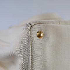 Prada Canapa Canvas Tote Bag